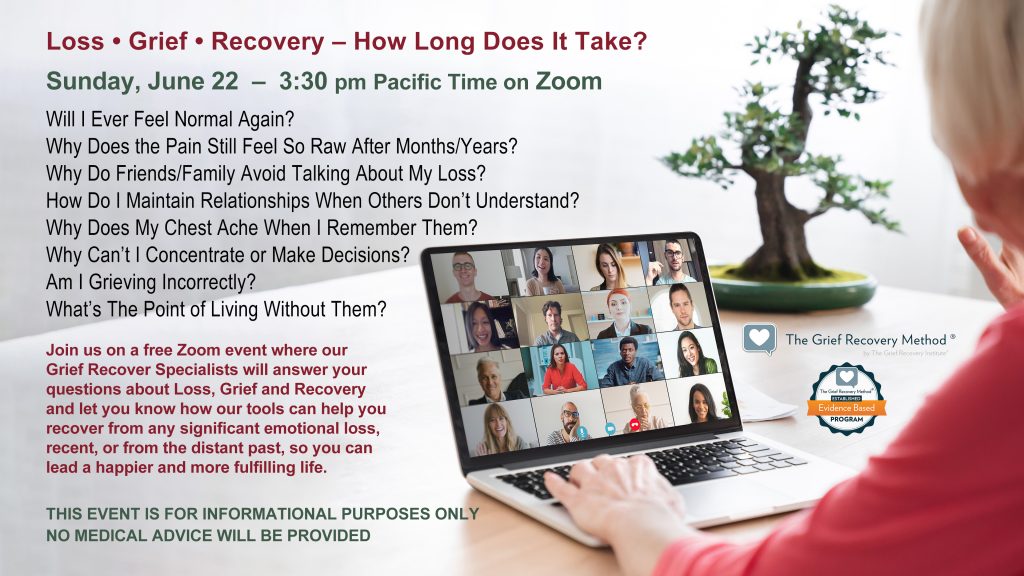 LOSS • GRIEF • RECOVERY – How Long Does It Take?